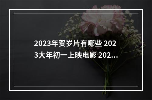 2023年贺岁片有哪些 2023大年初一上映电影 2023春节档10部电影